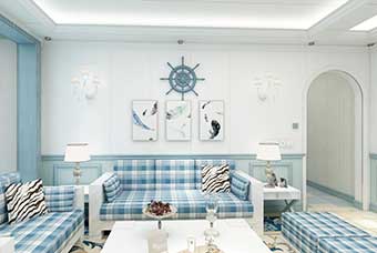 绥化地中海风格-客厅