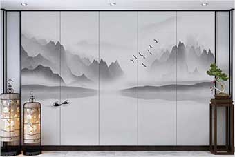 绥化森佰汇航空纤维(山水画系列)