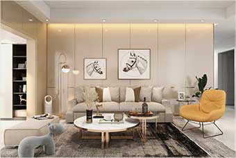 绥化客厅空间案例