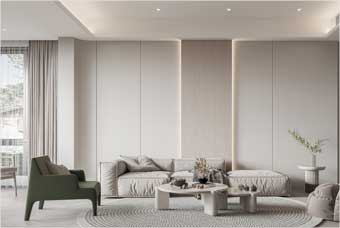 绥化客厅空间案例