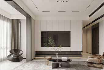 绥化客厅空间案例